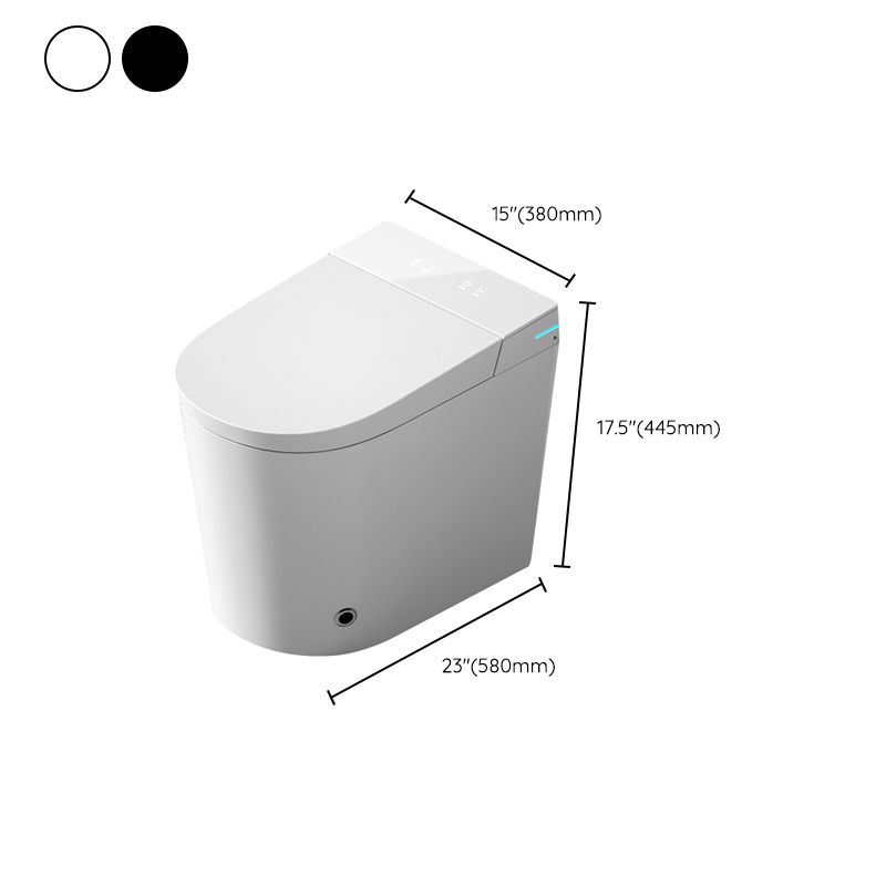 Contemporary Ceramic Elongated Heated Seat Floor Standing Bidet Clearhalo 'Bathroom Remodel & Bathroom Fixtures' 'Bidets' 'Home Improvement' 'home_improvement' 'home_improvement_bidets' 'Toilets & Bidets' 1200x1200_dd6bcf81-e336-4aad-989b-bd4c6b73ac23