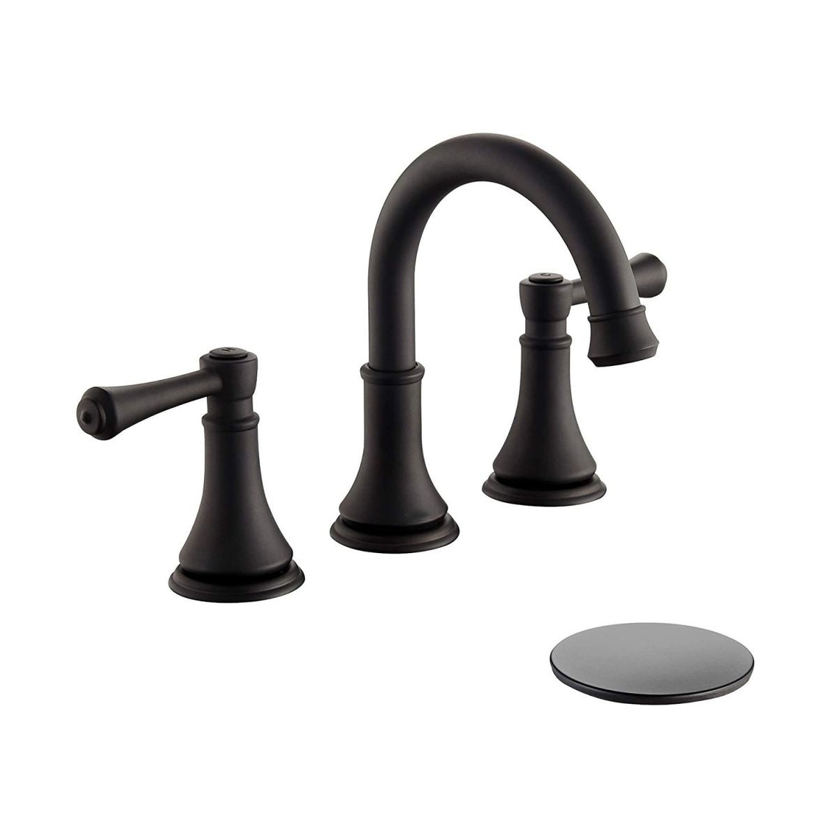 Modern Sink Faucet Widespread Faucet with 2 Handles and 3 Holes Clearhalo 'Bathroom Remodel & Bathroom Fixtures' 'Bathroom Sink Faucets' 'Bathroom Sinks & Faucet Components' 'bathroom_sink_faucets' 'Home Improvement' 'home_improvement' 'home_improvement_bathroom_sink_faucets' 1200x1200_dd7f0c49-b822-4b83-92c4-6b32a4c4cbf0