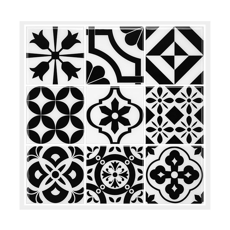 Square Peel & Stick Tile Water Resistant Mosaic Tile for Kitchen Backsplash Clearhalo 'Flooring 'Home Improvement' 'home_improvement' 'home_improvement_peel_stick_blacksplash' 'Peel & Stick Backsplash Tile' 'peel_stick_blacksplash' 'Walls & Ceilings' Walls and Ceiling' 1200x1200_ddb9cc14-d1a4-4d43-ab2b-98dcbfee1033