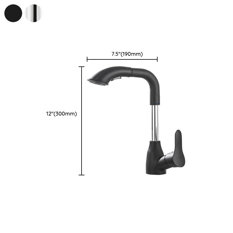 Industrial Single Level Kitchen Faucet Lead Free One Hold Tub Filler Trim Clearhalo 'bathroom_sink_faucets' 'Conjuntos de Torneiras de Lavatório e Banheiro' 'home_improvement' 'home_improvement_bathroom_sink_faucets' 'Mobiliário Doméstico' 'Página inicial' 'Renovação e equipamento de casa de banho' 'Torneira para lavatório de banheiro' 1200x1200_de0e2255-ea5b-4b03-ba0a-e79713ac4c64