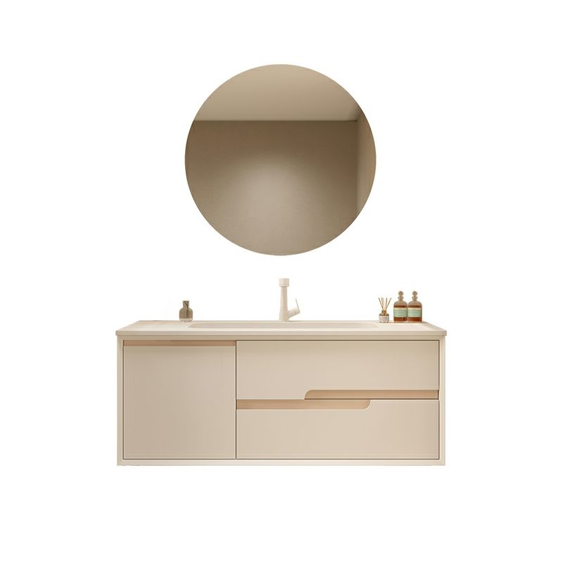 Mirror Included Wall Mount Bathroom Sink Vanity with Doors Drawers Clearhalo 'Bathroom Remodel & Bathroom Fixtures' 'Bathroom Vanities' 'bathroom_vanities' 'Home Improvement' 'home_improvement' 'home_improvement_bathroom_vanities' 1200x1200_de5075fd-9a42-4438-8e60-fd6fbc923dc6