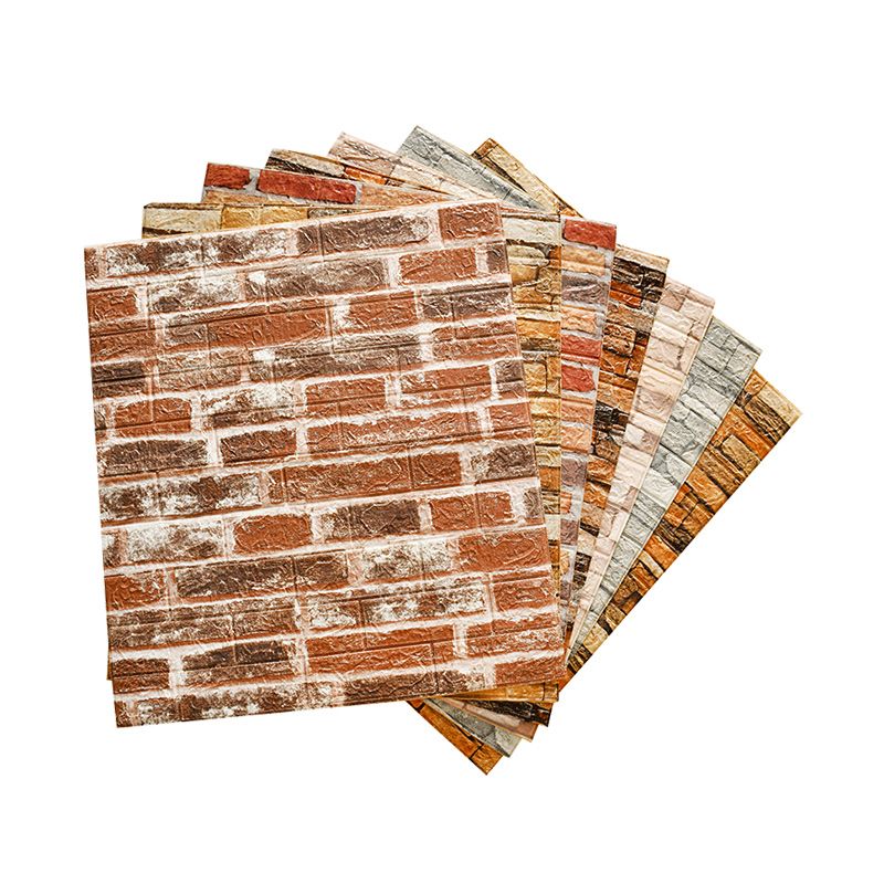 3D Artificial Brick Wall Panel Industrial Style Home Living Room Wall Plate(10-Pack) Clearhalo 'Flooring 'Home Improvement' 'home_improvement' 'home_improvement_wall_paneling' 'Wall Paneling' 'wall_paneling' 'Walls & Ceilings' Walls and Ceiling' 1200x1200_de73936a-4b14-4634-a969-612d6117d037
