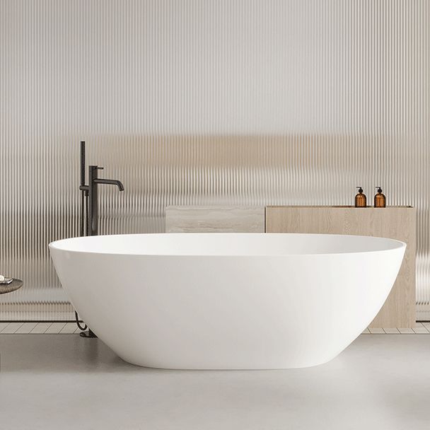 Soaking Antique Finish Bathtub Stand Alone Modern Oval Bath Tub Clearhalo 'Bathroom Remodel & Bathroom Fixtures' 'Bathtubs' 'Home Improvement' 'home_improvement' 'home_improvement_bathtubs' 'Showers & Bathtubs' 1200x1200_dea9b359-68a4-408e-b097-890f9d13f223