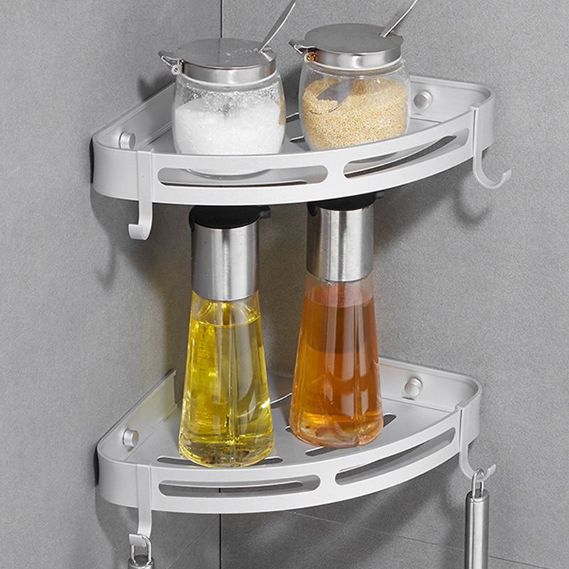 Modern Aluminum Bathroom Accessory Set Black/ Sliver Bath Shelf Clearhalo 'Bathroom Hardware Sets' 'Bathroom Hardware' 'Bathroom Remodel & Bathroom Fixtures' 'bathroom_hardware_sets' 'Home Improvement' 'home_improvement' 'home_improvement_bathroom_hardware_sets' 1200x1200_deccab7b-20b1-4d53-af3d-9b0654e1e297