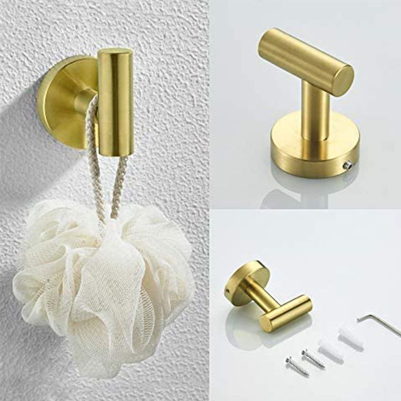 Traditional Bathroom Hardware Accessory Kit Towel Ring/Robe Hooks/ Towel Bar Clearhalo 'Bathroom Hardware Sets' 'Bathroom Hardware' 'Bathroom Remodel & Bathroom Fixtures' 'bathroom_hardware_sets' 'Home Improvement' 'home_improvement' 'home_improvement_bathroom_hardware_sets' 1200x1200_defb39ee-ef5b-4653-95d4-ed42b90b6685