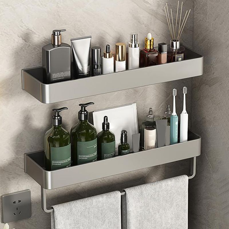 Minimalist Matte Metal Bathroom Accessory Set Modern Bath Shelf Clearhalo 'Bathroom Hardware Sets' 'Bathroom Hardware' 'Bathroom Remodel & Bathroom Fixtures' 'bathroom_hardware_sets' 'Home Improvement' 'home_improvement' 'home_improvement_bathroom_hardware_sets' 1200x1200_df3444f3-9ef8-49e7-aae9-b0cc30ecee87