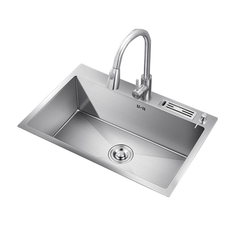 Modern Kitchen Sink Stainless Steel with Accessories and Faucet Kitchen Bar Sink Clearhalo 'Home Improvement' 'home_improvement' 'home_improvement_kitchen_sinks' 'Kitchen Remodel & Kitchen Fixtures' 'Kitchen Sinks & Faucet Components' 'Kitchen Sinks' 'kitchen_sinks' 1200x1200_df460460-bcb8-4333-ba7a-c525ad4c2c7c