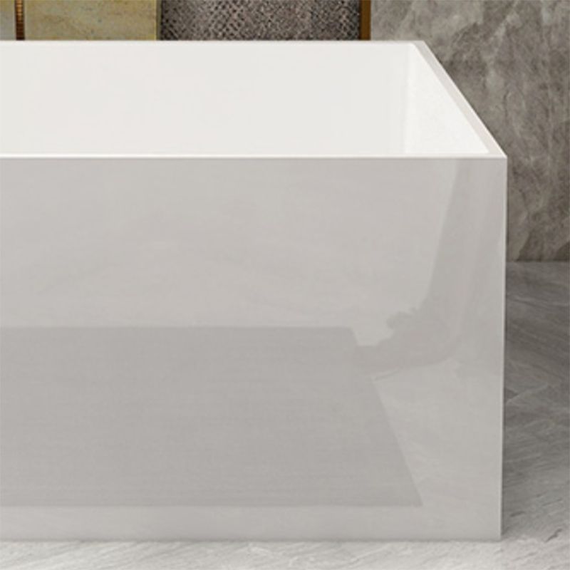 Stone Soaking Bathtub Antique Finish Rectangular Back to Wall Bath Tub Clearhalo 'Bathroom Remodel & Bathroom Fixtures' 'Bathtubs' 'Home Improvement' 'home_improvement' 'home_improvement_bathtubs' 'Showers & Bathtubs' 1200x1200_df4c6f2b-5a41-40b5-bb17-9cf225e54b97