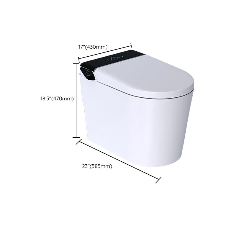 Floor Standing Bidet White Elongated with Heated Seat Temperature Control Clearhalo 'Bathroom Remodel & Bathroom Fixtures' 'Bidets' 'Home Improvement' 'home_improvement' 'home_improvement_bidets' 'Toilets & Bidets' 1200x1200_df881a5c-1125-49ec-b016-b14454690986