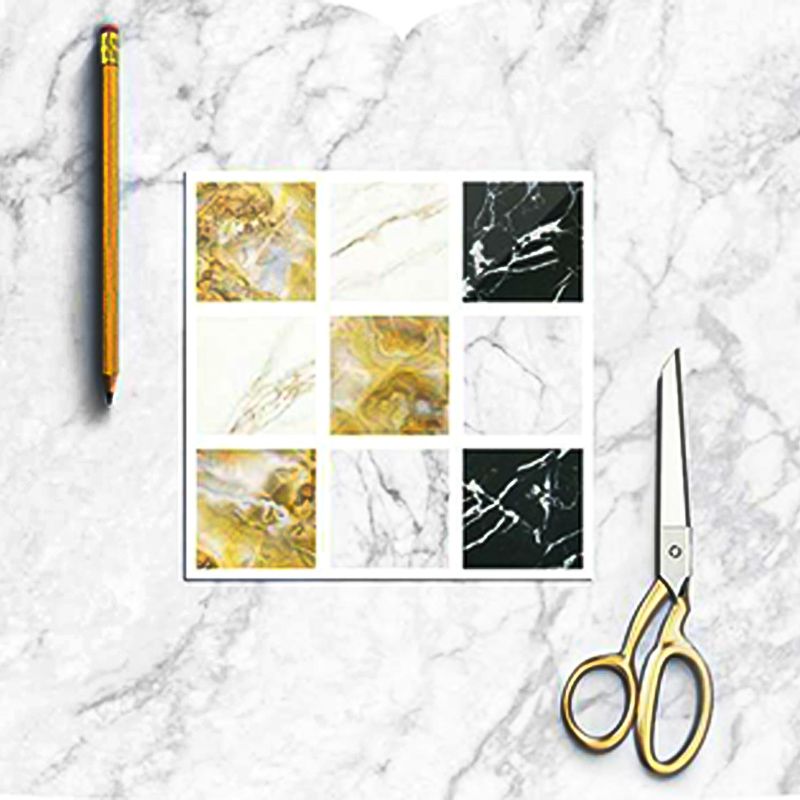 Square Mosaic Peel & Stick Tile Water-resistant Kitchen Backsplash Tiles Clearhalo 'Flooring 'Home Improvement' 'home_improvement' 'home_improvement_peel_stick_blacksplash' 'Peel & Stick Backsplash Tile' 'peel_stick_blacksplash' 'Walls & Ceilings' Walls and Ceiling' 1200x1200_dfcaee85-3d61-4958-8217-8de641bb69e9