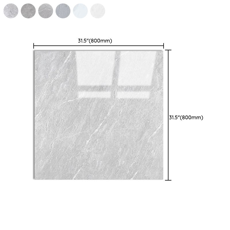 Modern Style Square Floor Tile Waterproof Straight Edge Polished Floor Tile Clearhalo 'Floor Tiles & Wall Tiles' 'floor_tiles_wall_tiles' 'Flooring 'Home Improvement' 'home_improvement' 'home_improvement_floor_tiles_wall_tiles' Walls and Ceiling' 1200x1200_dffbbe3b-f561-4d48-a1b8-1af9d7d26fa3