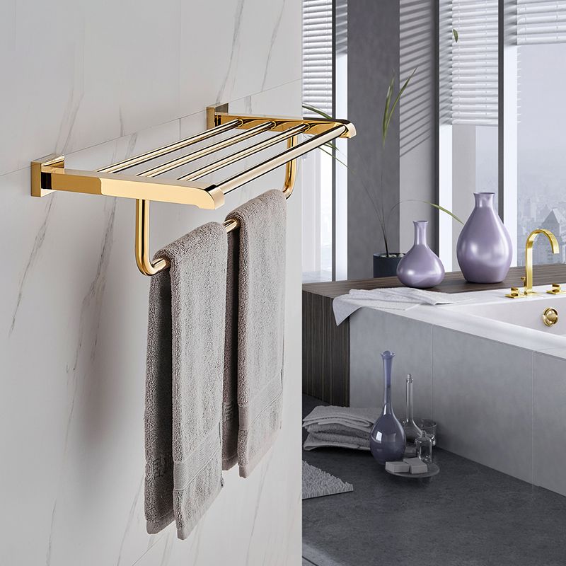 Modern Towel Bar Bathroom Hardware Set Bath Shelf Gold Bathroom Accessory Set Clearhalo 'Bathroom Hardware Sets' 'Bathroom Hardware' 'Bathroom Remodel & Bathroom Fixtures' 'bathroom_hardware_sets' 'Home Improvement' 'home_improvement' 'home_improvement_bathroom_hardware_sets' 1200x1200_e059069d-6557-446e-b489-e957af3d43c6