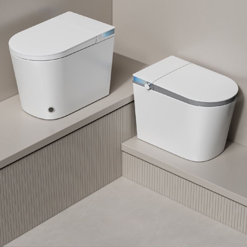 Contemporary with Heated Seat Elongated Ceramic Floor Standing Bidet Clearhalo 'Bathroom Remodel & Bathroom Fixtures' 'Bidets' 'Home Improvement' 'home_improvement' 'home_improvement_bidets' 'Toilets & Bidets' 1200x1200_e0cbb7b2-110e-466c-8182-b701ae231e42