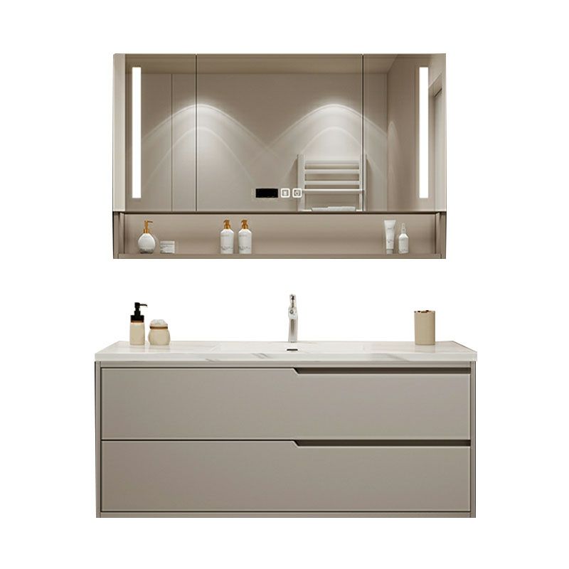 Wall Mount Mirror Included Bathroom Sink Vanity with Single Sink Clearhalo 'Bathroom Remodel & Bathroom Fixtures' 'Bathroom Vanities' 'bathroom_vanities' 'Home Improvement' 'home_improvement' 'home_improvement_bathroom_vanities' 1200x1200_e137c15e-23fc-45e7-ac8d-593952f681b3