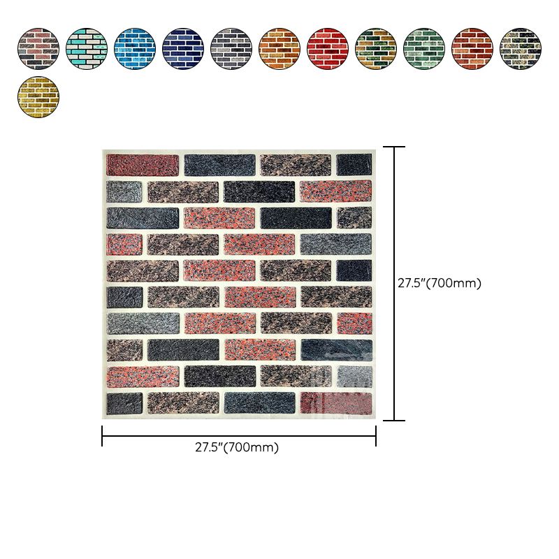 Industrial Style 3D Wall Plank Brick Wall Panels Peel Stick Installation Clearhalo 'Flooring 'Home Improvement' 'home_improvement' 'home_improvement_wall_paneling' 'Wall Paneling' 'wall_paneling' 'Walls & Ceilings' Walls and Ceiling' 1200x1200_e16839b8-e85b-4286-8e3b-c09ef90045bd