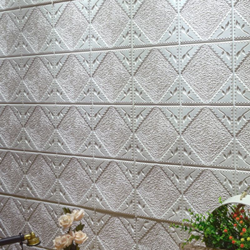 Modern Wall Paneling 3D Embossed PVC Self-Adhesive Waterproof Wall Access Panel Clearhalo 'Flooring 'Home Improvement' 'home_improvement' 'home_improvement_wall_paneling' 'Wall Paneling' 'wall_paneling' 'Walls & Ceilings' Walls and Ceiling' 1200x1200_e1a5e608-2ed0-46b7-a087-0ee49da911fe