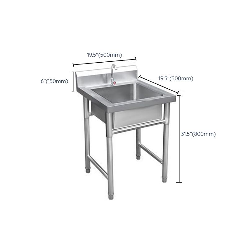 Modern Style Kitchen Sink Stainless Steel Kitchen Sink with Frame Clearhalo 'Home Improvement' 'home_improvement' 'home_improvement_kitchen_sinks' 'Kitchen Remodel & Kitchen Fixtures' 'Kitchen Sinks & Faucet Components' 'Kitchen Sinks' 'kitchen_sinks' 1200x1200_e1d15495-aabc-474f-9a90-b009f5b68ae3