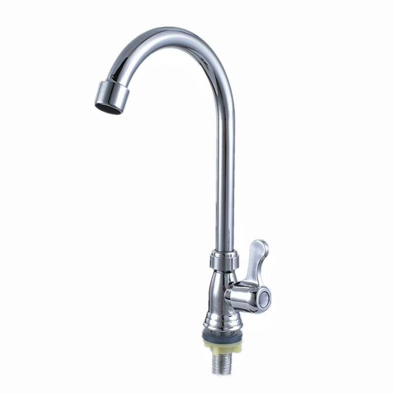 Modern Kitchen Bar Faucet Zinc Knob Handle Swivel Spout High Arch Kitchen Faucet Clearhalo 'Home Improvement' 'home_improvement' 'home_improvement_kitchen_faucets' 'Kitchen Faucets' 'Kitchen Remodel & Kitchen Fixtures' 'Kitchen Sinks & Faucet Components' 'kitchen_faucets' 1200x1200_e1e09e10-0482-420d-83e9-c9d1fb0a8b87