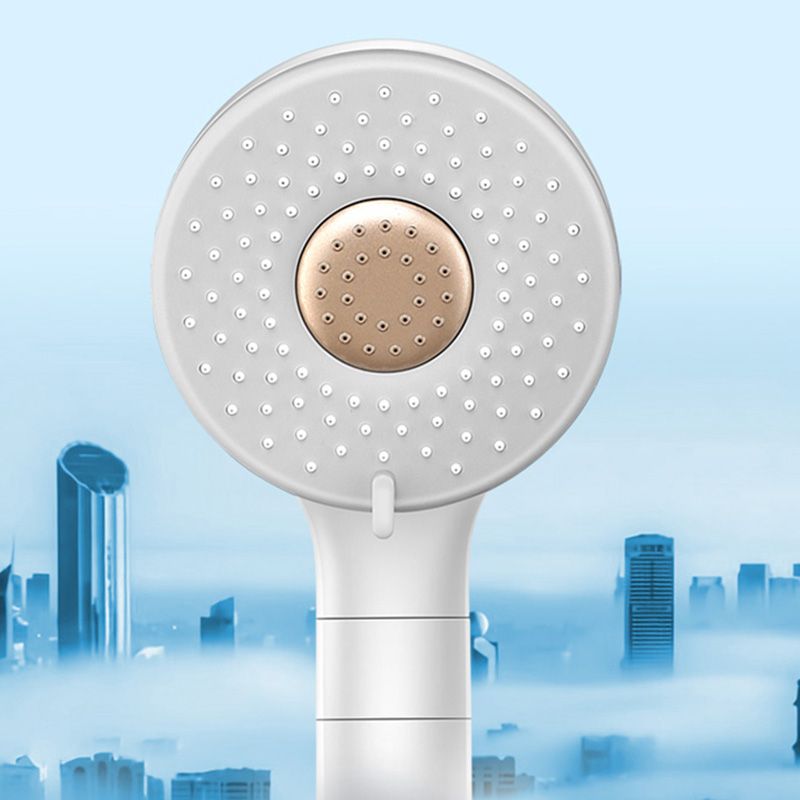 Contemporary Shower Head Solid Color Round Plastic Handheld Shower Head Clearhalo 'Bathroom Remodel & Bathroom Fixtures' 'Home Improvement' 'home_improvement' 'home_improvement_shower_heads' 'Shower Heads' 'shower_heads' 'Showers & Bathtubs Plumbing' 'Showers & Bathtubs' 1200x1200_e1e34646-4756-4fea-9e03-5ae94f986976