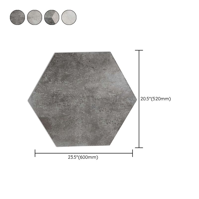 Modern Style Indoor Tile Hexagon Living Room Floor and Wall Tile Clearhalo 'Floor Tiles & Wall Tiles' 'floor_tiles_wall_tiles' 'Flooring 'Home Improvement' 'home_improvement' 'home_improvement_floor_tiles_wall_tiles' Walls and Ceiling' 1200x1200_e1ecfa4e-1e64-49ad-8146-2ecdf1caa264