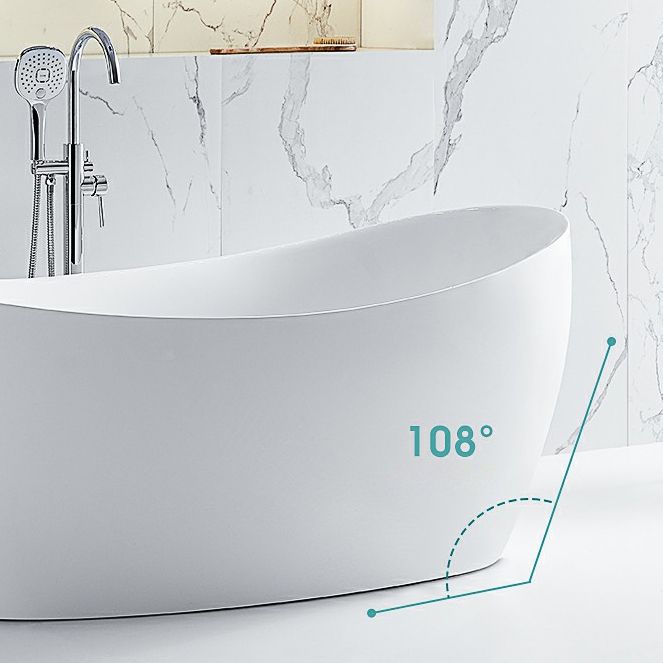 24.61-inch Tall Acrylic Bathtub Modern Freestanding Soaking Bathtub Clearhalo 'Bathroom Remodel & Bathroom Fixtures' 'Bathtubs' 'Home Improvement' 'home_improvement' 'home_improvement_bathtubs' 'Showers & Bathtubs' 1200x1200_e273864a-8b59-42a4-9120-a94792af91cb