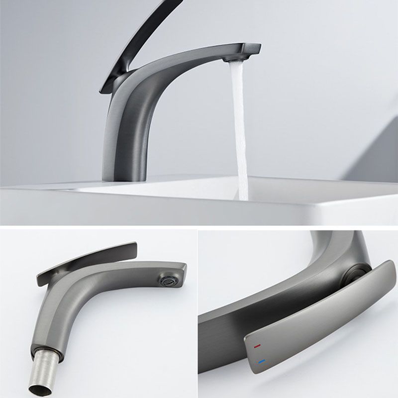 Modern Copper Vessel Faucet Lever Handles Low Arc Vessel Faucet for Bathroom Clearhalo 'bathroom_sink_faucets' 'Conjunta de Baño y Conjunta de Grifo' 'Coronamiento de Baño y Dispositivo de Baño' 'Grifo del lavabo del baño' 'Hogar' 'home_improvement' 'home_improvement_bathroom_sink_faucets' 'Mejoras para el hogar' 1200x1200_e2b35a26-ae12-473f-a1cc-3e82d212694c