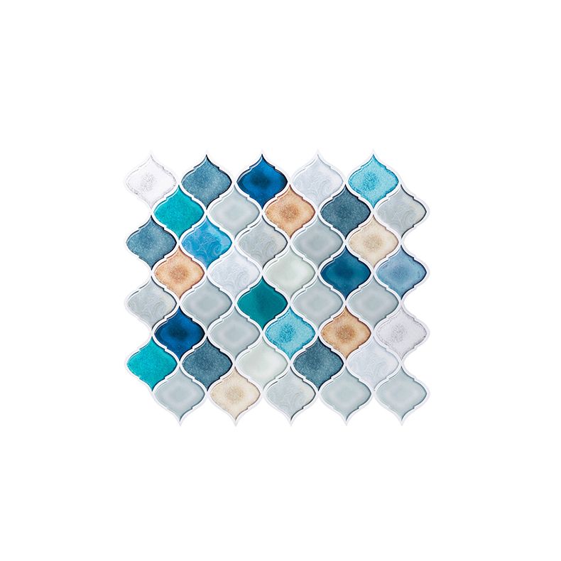 Plastic Peel & Stick Mosaic Tile Waterproof Mosaic Tile Wallpaper Clearhalo 'Flooring 'Home Improvement' 'home_improvement' 'home_improvement_peel_stick_blacksplash' 'Peel & Stick Backsplash Tile' 'peel_stick_blacksplash' 'Walls & Ceilings' Walls and Ceiling' 1200x1200_e2b4ffff-8474-4b2a-9a6a-53350aae0057