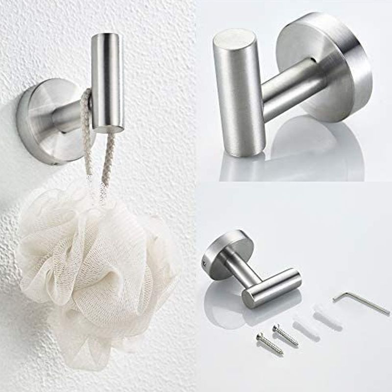 Traditional Bathroom Hardware Accessory Kit Towel Ring/Robe Hooks/ Towel Bar Clearhalo 'Bathroom Hardware Sets' 'Bathroom Hardware' 'Bathroom Remodel & Bathroom Fixtures' 'bathroom_hardware_sets' 'Home Improvement' 'home_improvement' 'home_improvement_bathroom_hardware_sets' 1200x1200_e2e880b0-bb98-46a0-abe4-4851c6d037c9