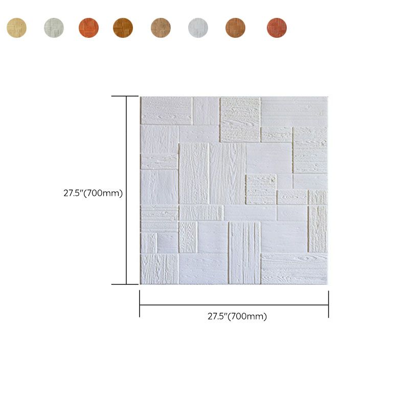 Modern Tin Backsplash Paneling Smooth Wall Ceiling Wood Board Set of 1 Clearhalo 'Flooring 'Home Improvement' 'home_improvement' 'home_improvement_wall_paneling' 'Wall Paneling' 'wall_paneling' 'Walls & Ceilings' Walls and Ceiling' 1200x1200_e2eb8c90-6085-4ceb-99ee-30f917d52e78