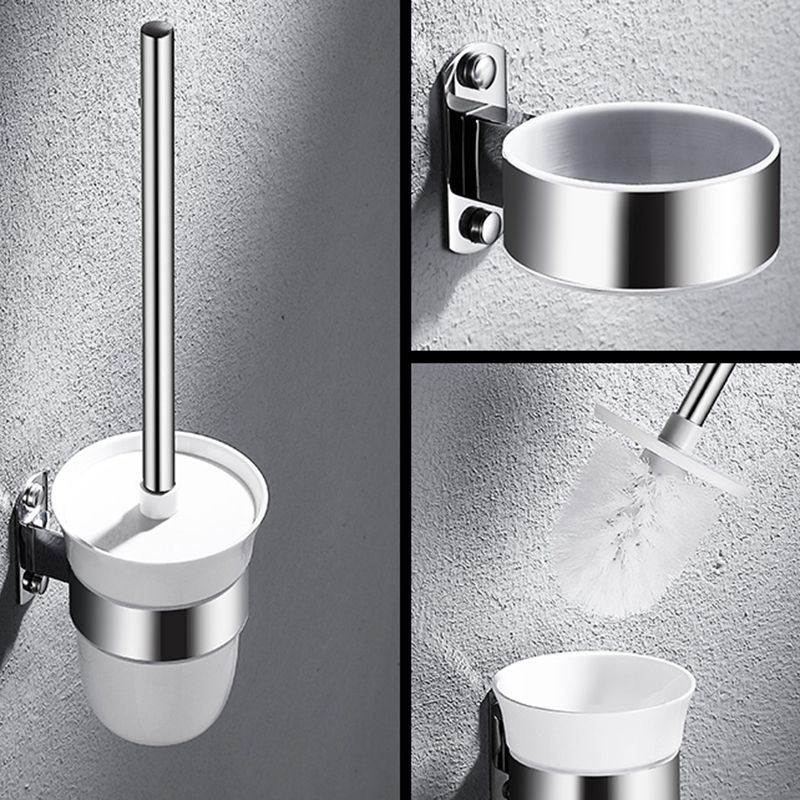 Modern Stainless Steel Bath Shelf Paper Holder Bathroom Accessory Kit Clearhalo 'Bathroom Hardware Sets' 'Bathroom Hardware' 'Bathroom Remodel & Bathroom Fixtures' 'bathroom_hardware_sets' 'Home Improvement' 'home_improvement' 'home_improvement_bathroom_hardware_sets' 1200x1200_e307b812-7133-4b53-9c4e-84cbcd5d7d85