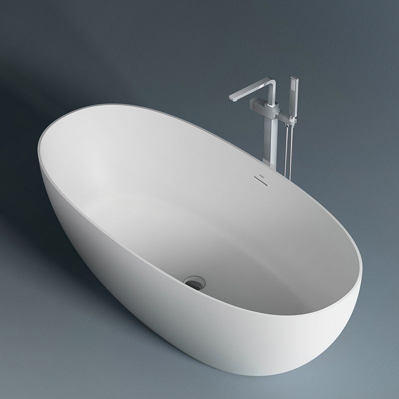 Stone Soaking Bathtub Antique Finish Oval Freestanding Bath Tub Clearhalo 'Bathroom Remodel & Bathroom Fixtures' 'Bathtubs' 'Home Improvement' 'home_improvement' 'home_improvement_bathtubs' 'Showers & Bathtubs' 1200x1200_e3322f6a-bf99-4c07-b447-54c21df1dc5b