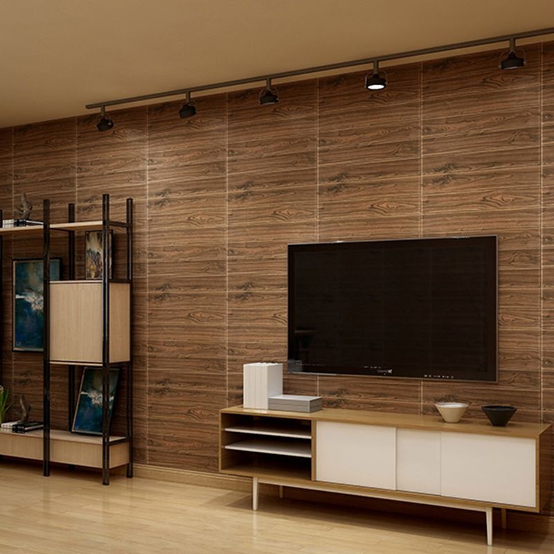 Faux Wood Wall Ceiling Living Room Shiplap Waterproof Peel and Press Wall Panel Clearhalo 'Flooring 'Home Improvement' 'home_improvement' 'home_improvement_wall_paneling' 'Wall Paneling' 'wall_paneling' 'Walls & Ceilings' Walls and Ceiling' 1200x1200_e3475f61-bb08-4a2d-853d-96c57ae6fa80