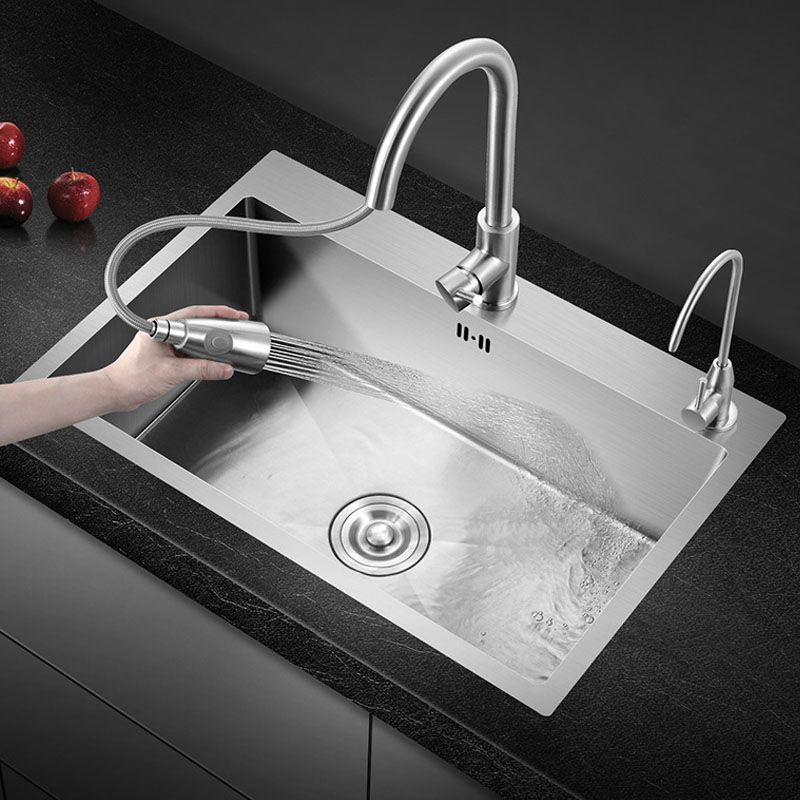 Modern Kitchen Sink Stainless Steel with Accessories and Faucet Kitchen Bar Sink Clearhalo 'Home Improvement' 'home_improvement' 'home_improvement_kitchen_sinks' 'Kitchen Remodel & Kitchen Fixtures' 'Kitchen Sinks & Faucet Components' 'Kitchen Sinks' 'kitchen_sinks' 1200x1200_e3910415-86fc-49d9-96e6-171ee0f7e494