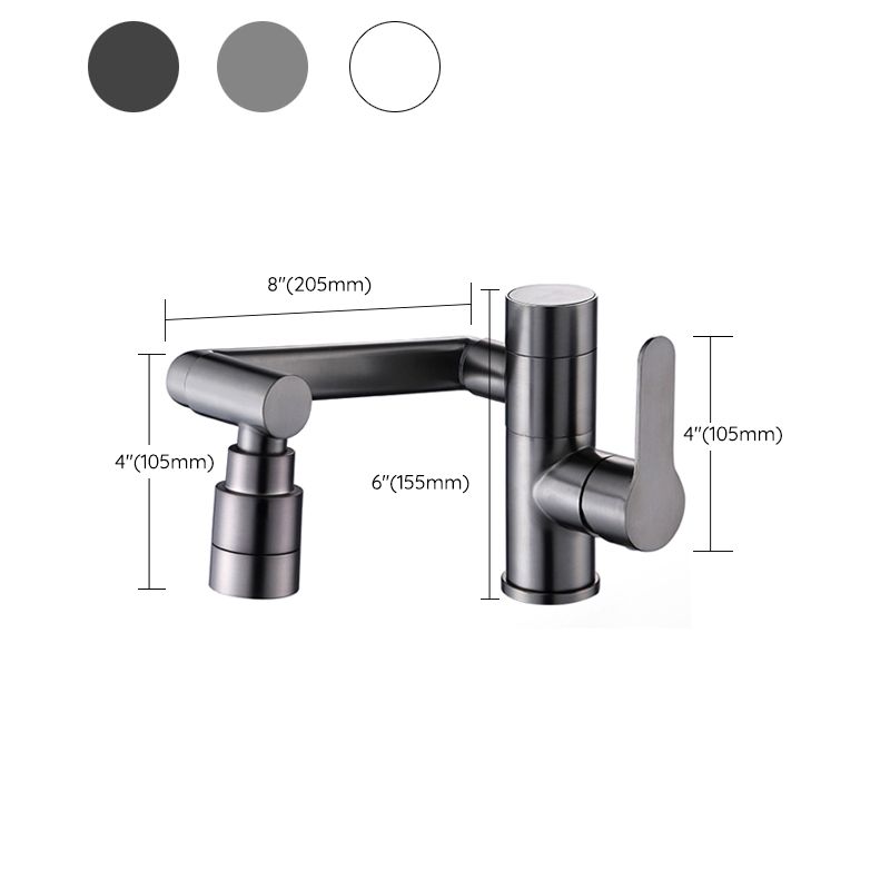 Modern Widespread Sink Faucet Solid Color Stainless Steel Centerset Lavatory Faucet Clearhalo 'bathroom_sink_faucets' 'Conjunta de Baño y Conjunta de Grifo' 'Coronamiento de Baño y Dispositivo de Baño' 'Grifo del lavabo del baño' 'Hogar' 'home_improvement' 'home_improvement_bathroom_sink_faucets' 'Mejoras para el hogar' 1200x1200_e3c8e42b-b7d8-46c3-acf1-b8d00e266a3f