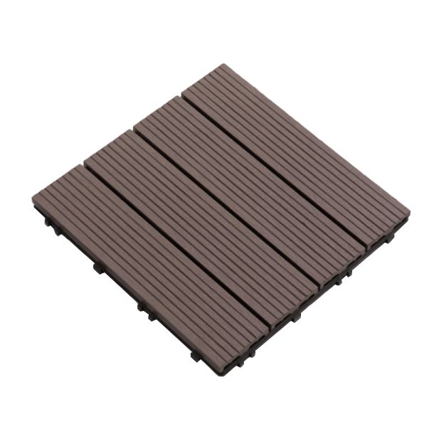 Interlocking Composite Deck Tile Outdoor Patio 11.8" x 11.8" Decktile Clearhalo 'Home Improvement' 'home_improvement' 'home_improvement_outdoor_deck_tiles_planks' 'Outdoor Deck Tiles & Planks' 'Outdoor Flooring & Tile' 'Outdoor Remodel' 'outdoor_deck_tiles_planks' 1200x1200_e3f7fcc5-d63f-46a2-8700-df961537188c