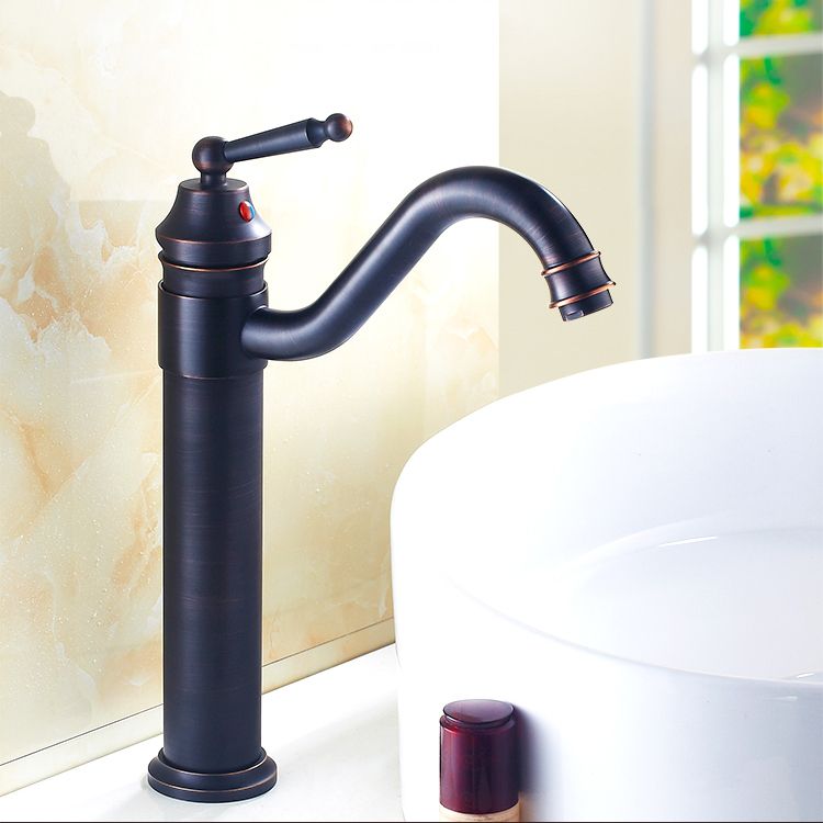 Lever Handle Basin Lavatory Faucet Farmhouse Circular Bathroom Faucet Clearhalo 'bathroom_sink_faucets' 'Conjunta de Baño y Conjunta de Grifo' 'Coronamiento de Baño y Dispositivo de Baño' 'Grifo del lavabo del baño' 'Hogar' 'home_improvement' 'home_improvement_bathroom_sink_faucets' 'Mejoras para el hogar' 1200x1200_e41b396d-c742-462b-814b-c5b38a675079