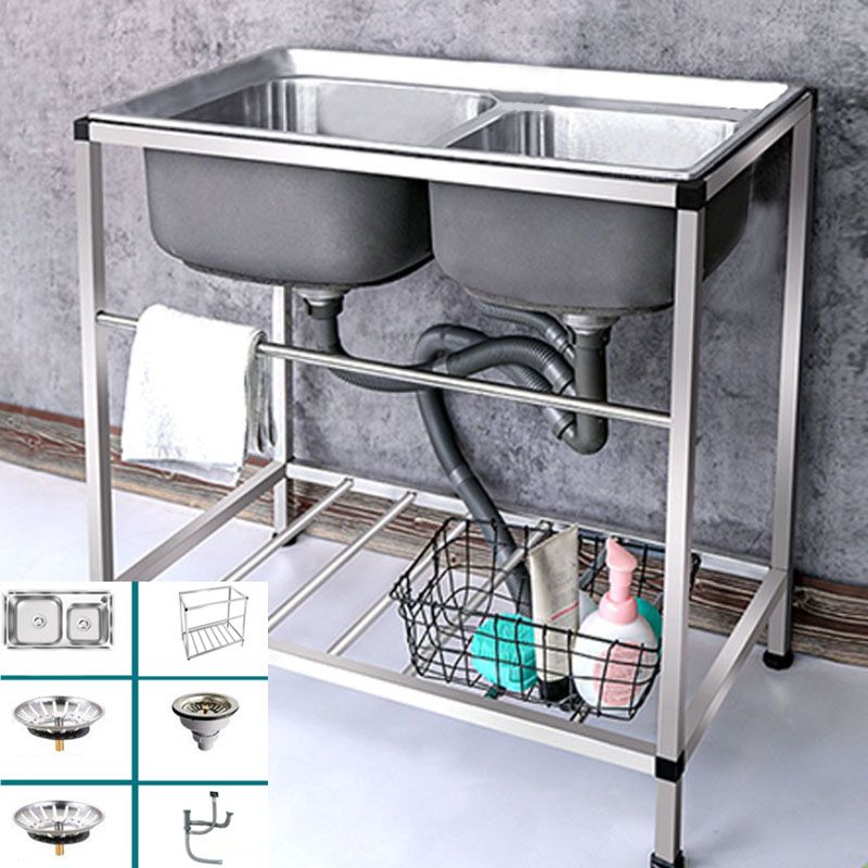 Modern Workstation Ledge Stainless Steel with Faucet and Soap Dispenser Sink Clearhalo 'Home Improvement' 'home_improvement' 'home_improvement_kitchen_sinks' 'Kitchen Remodel & Kitchen Fixtures' 'Kitchen Sinks & Faucet Components' 'Kitchen Sinks' 'kitchen_sinks' 1200x1200_e42f82bc-0fbd-4f28-aee1-5ab4fea5083e