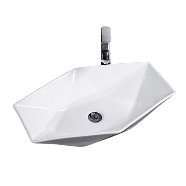 Modern Bathroom Sink Solid Color Porcelain Vessel Bathroom Sink Clearhalo 'Bathroom Remodel & Bathroom Fixtures' 'Bathroom Sinks & Faucet Components' 'Bathroom Sinks' 'bathroom_sink' 'Home Improvement' 'home_improvement' 'home_improvement_bathroom_sink' 1200x1200_e43b2fe8-6896-4f2f-8545-0ee9d6f7ae17