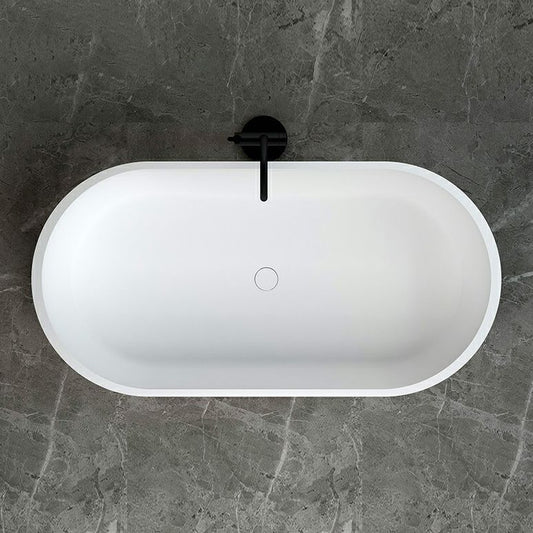 Stone Soaking Oval Bathtub Antique Finish Freestanding Bath Tub Clearhalo 'Bathroom Remodel & Bathroom Fixtures' 'Bathtubs' 'Home Improvement' 'home_improvement' 'home_improvement_bathtubs' 'Showers & Bathtubs' 1200x1200_e475dff0-e3e8-49b6-896b-b9c491267165