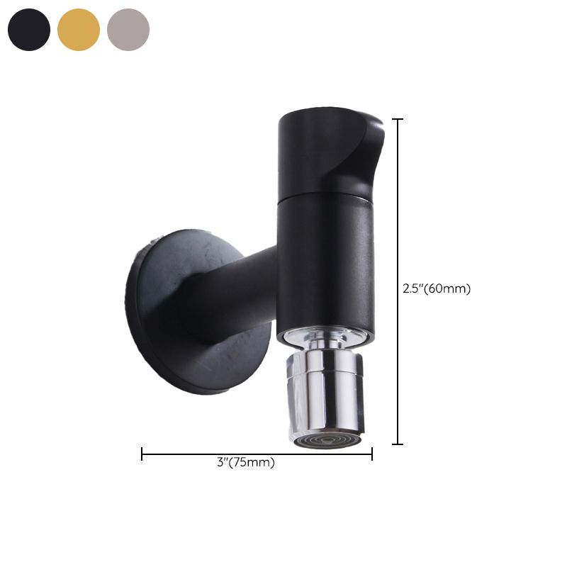 Contemporary Wall Mounted Bathroom Faucet Knob Handle Brass Faucet Clearhalo 'bathroom_sink_faucets' 'Conjunta de Baño y Conjunta de Grifo' 'Coronamiento de Baño y Dispositivo de Baño' 'Grifo del lavabo del baño' 'Hogar' 'home_improvement' 'home_improvement_bathroom_sink_faucets' 'Mejoras para el hogar' 1200x1200_e4bd96fb-f778-45eb-b628-9135dbf5c349