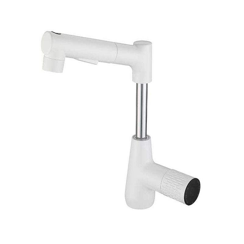 Knob Handle Vessel Faucet Modern White Vessel Sink Bathroom Faucet Clearhalo 'Bathroom Remodel & Bathroom Fixtures' 'Bathroom Sink Faucets' 'Bathroom Sinks & Faucet Components' 'bathroom_sink_faucets' 'Home Improvement' 'home_improvement' 'home_improvement_bathroom_sink_faucets' 1200x1200_e4eca585-e5a8-4d0d-b5f9-9e57b3832e34