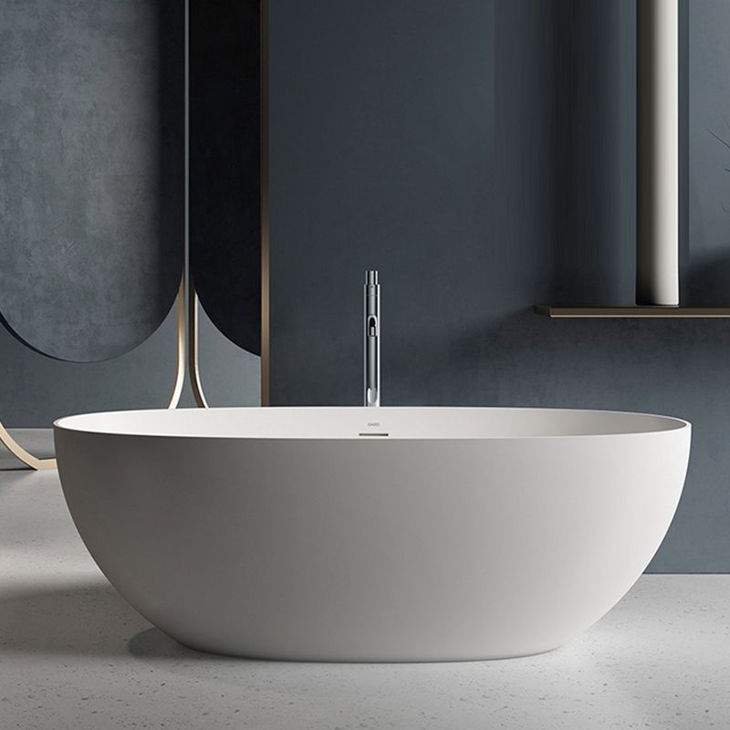 Stone Soaking Bathtub Antique Finish Modern Back to Wall Bath Tub Clearhalo 'Bathroom Remodel & Bathroom Fixtures' 'Bathtubs' 'Home Improvement' 'home_improvement' 'home_improvement_bathtubs' 'Showers & Bathtubs' 1200x1200_e5c532bd-d9b3-4630-a811-706407cd1f41