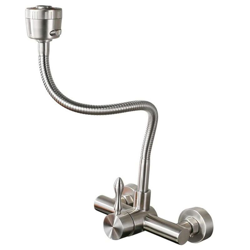 Modern Faucet 1-Handle 2-Hole Single Level Low Profile Pot Filler Faucet Clearhalo 'Home Improvement' 'home_improvement' 'home_improvement_kitchen_faucets' 'Kitchen Faucets' 'Kitchen Remodel & Kitchen Fixtures' 'Kitchen Sinks & Faucet Components' 'kitchen_faucets' 1200x1200_e5f04f92-302b-4335-999c-3752a2e678f3