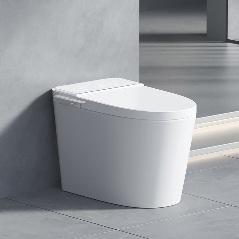 White Smart Toilet Elongated Bidet Seat with Unlimited Warm Water Clearhalo 'Bathroom Remodel & Bathroom Fixtures' 'Bidets' 'Home Improvement' 'home_improvement' 'home_improvement_bidets' 'Toilets & Bidets' 1200x1200_e5f2502a-42ec-42eb-9fe8-0a34a81ad3e2