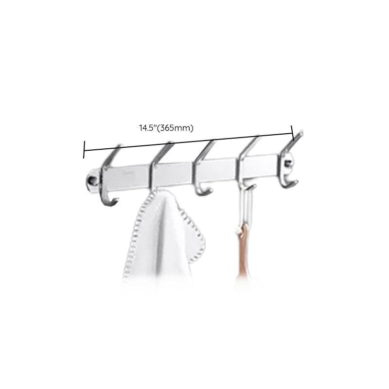 Contemporary Polished Chrome Bathroom Accessory Set with Towel Bar & Bath Shelf Clearhalo 'Bathroom Hardware Sets' 'Bathroom Hardware' 'Bathroom Remodel & Bathroom Fixtures' 'bathroom_hardware_sets' 'Home Improvement' 'home_improvement' 'home_improvement_bathroom_hardware_sets' 1200x1200_e62aa375-74ac-4d34-a762-33416f624c72