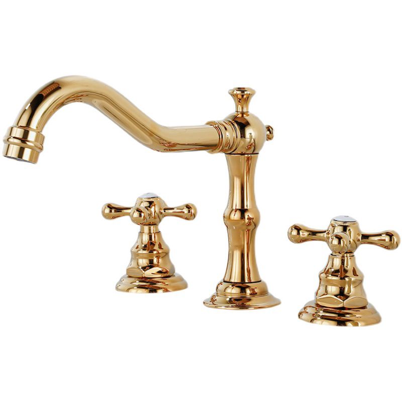 Industrial Wide Spread Bathroom Faucet 2 Cross Handles Lavatory Faucet Clearhalo 'bathroom_sink_faucets' 'Conjunta de Baño y Conjunta de Grifo' 'Coronamiento de Baño y Dispositivo de Baño' 'Grifo del lavabo del baño' 'Hogar' 'home_improvement' 'home_improvement_bathroom_sink_faucets' 'Mejoras para el hogar' 1200x1200_e68d4ff0-a224-4929-963d-812aacf48e3e