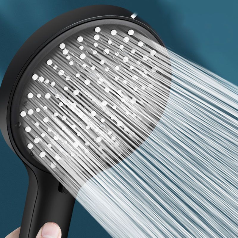 ABS Plastic Handheld Shower Head High Flow 5-Spray Patterns Wall-Mount Showerhead Clearhalo 'Bathroom Remodel & Bathroom Fixtures' 'Home Improvement' 'home_improvement' 'home_improvement_shower_heads' 'Shower Heads' 'shower_heads' 'Showers & Bathtubs Plumbing' 'Showers & Bathtubs' 1200x1200_e6a97b2b-fdb7-4b3f-9c4a-04d65877978f