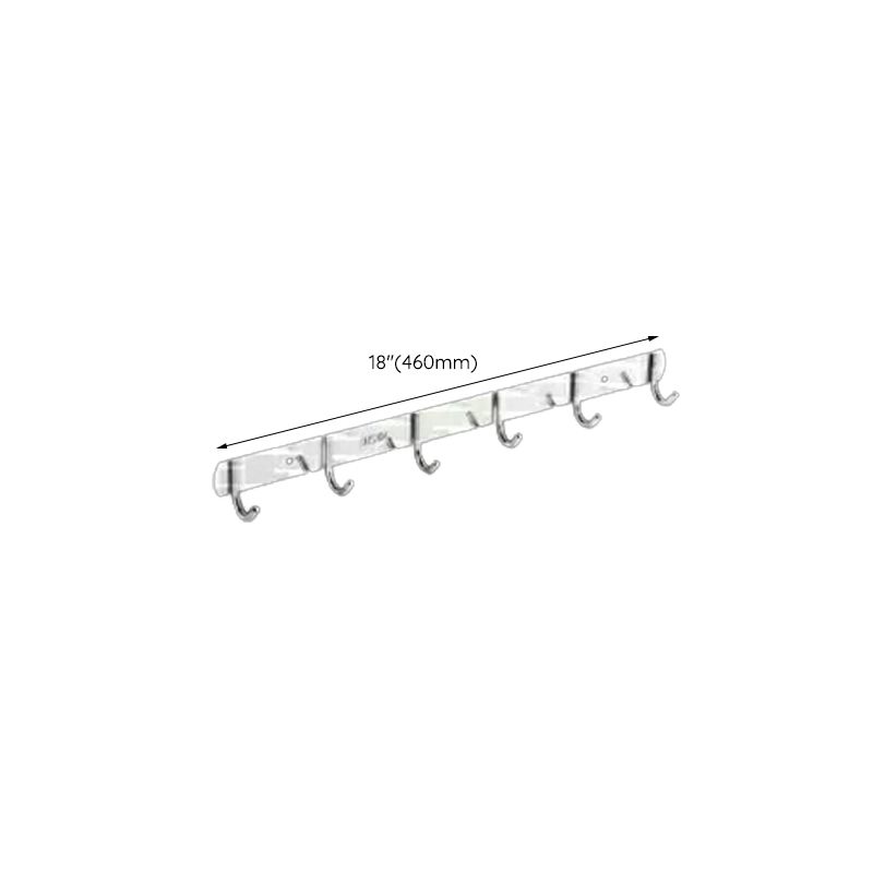 Modern Bath Hardware Set Paper Holder Bath Shelf Silver Bathroom Accessory Kit Clearhalo 'Bathroom Hardware Sets' 'Bathroom Hardware' 'Bathroom Remodel & Bathroom Fixtures' 'bathroom_hardware_sets' 'Home Improvement' 'home_improvement' 'home_improvement_bathroom_hardware_sets' 1200x1200_e6d02b67-0398-419a-819b-0c50f33811ab