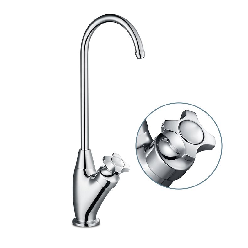 Gooseneck Kitchen Sink Faucet Swivel Spout Drinking Water Dispenser Clearhalo 'Home Improvement' 'home_improvement' 'home_improvement_kitchen_faucets' 'Kitchen Faucets' 'Kitchen Remodel & Kitchen Fixtures' 'Kitchen Sinks & Faucet Components' 'kitchen_faucets' 1200x1200_e6f01dbd-79c9-4832-a024-31be0066b8c7