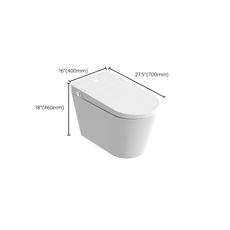 White Floor Standing Bidet with Temperature Control Elongated Contemporary Clearhalo 'Bathroom Remodel & Bathroom Fixtures' 'Bidets' 'Home Improvement' 'home_improvement' 'home_improvement_bidets' 'Toilets & Bidets' 1200x1200_e72dc923-82ea-4b54-bae7-a5eb685fe2cd